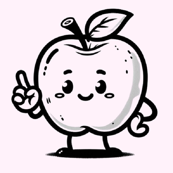 Cartoon Apple