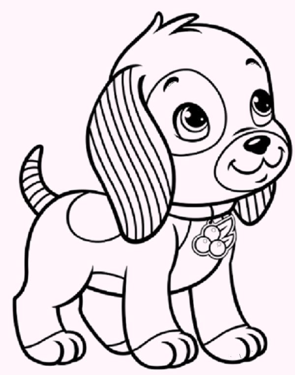 Curious Puppy Drawing