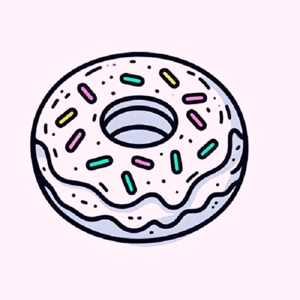 Doughnut with Sprinkles