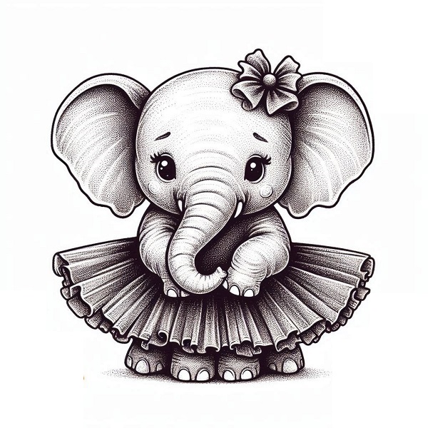 Elephant in a Tutu 