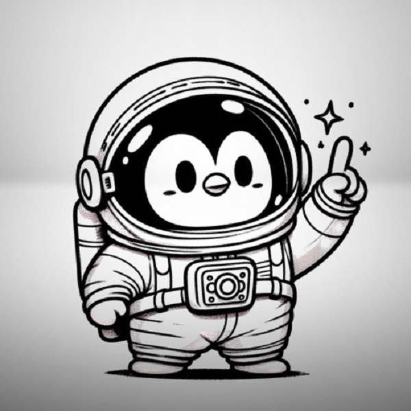 Penguin in a Spacesuit