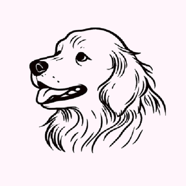 Proud Dog Drawing