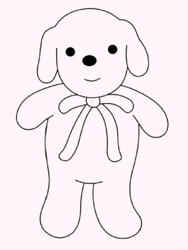 Teddy Bear Puppy Drawing