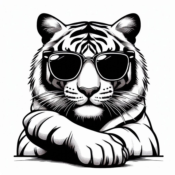 Tiger with Sunglasses