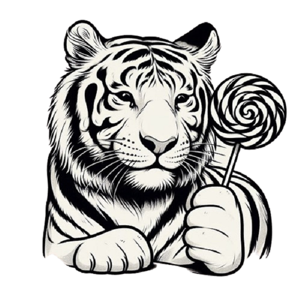 Tiger with a Lollipop