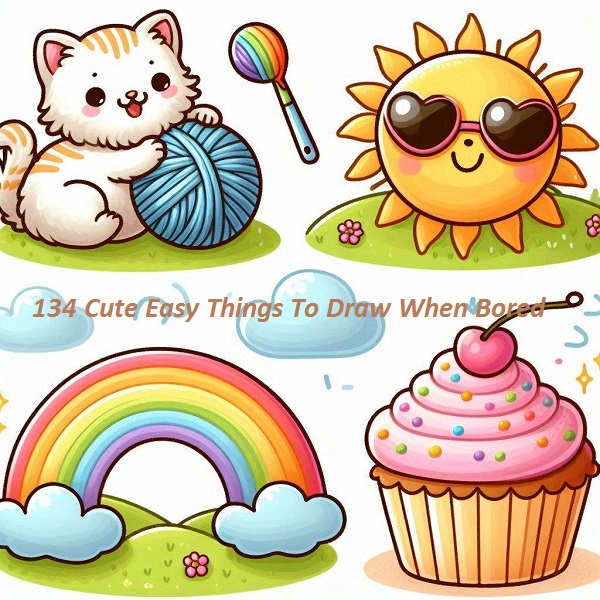 134 Cute Easy Things To Draw When Bored