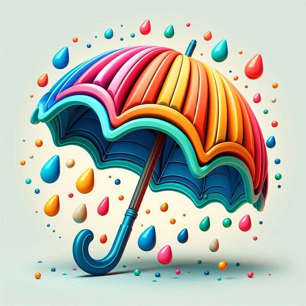 3d umbrella drawing