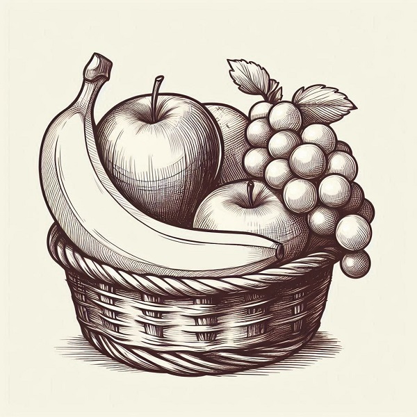 Banana in a Fruit Basket