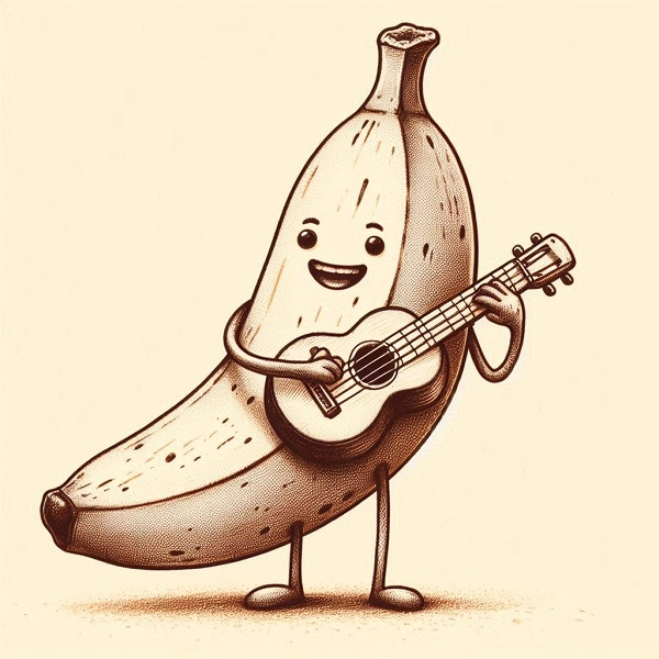 Banana with a Guitar