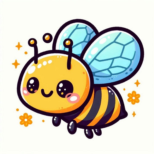 Cute baby bee