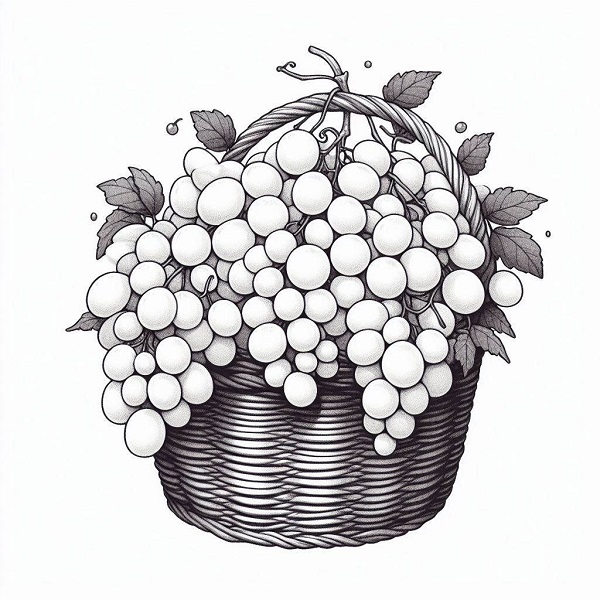 Grapes in a Basket