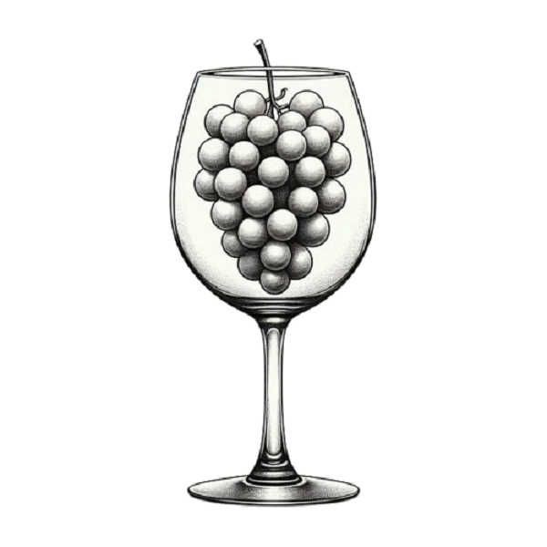 Grapes in a Wineglass