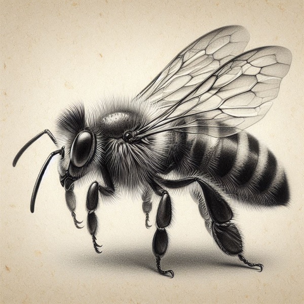 Realistic honey bee