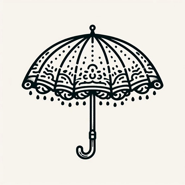 Simple Umbrella Outline