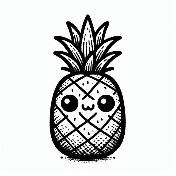 Simple Whole Pineapple