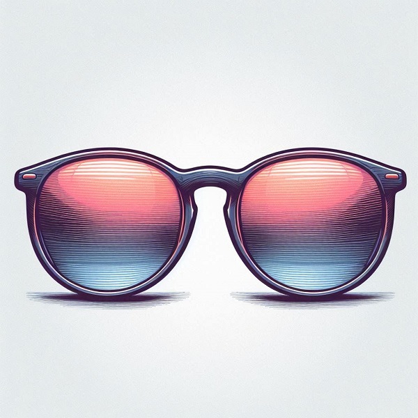 Sunglasses with a Gradient Lens