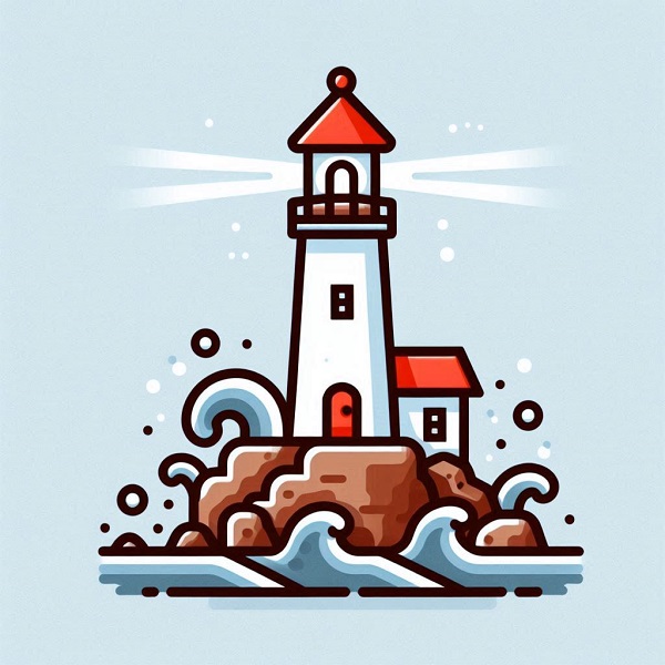 Clipart of a Lighthouse