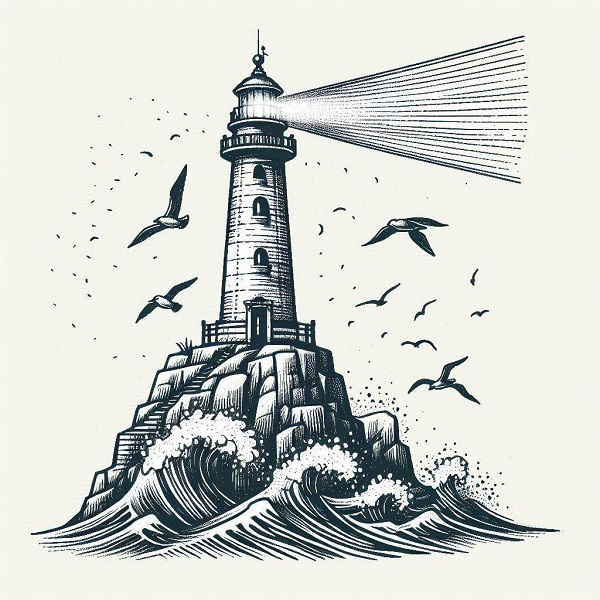 Cool Lighthouse Drawing