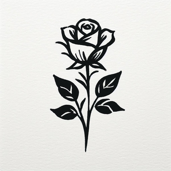 basic rose drawing