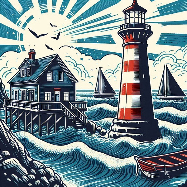 lighthouse vector art