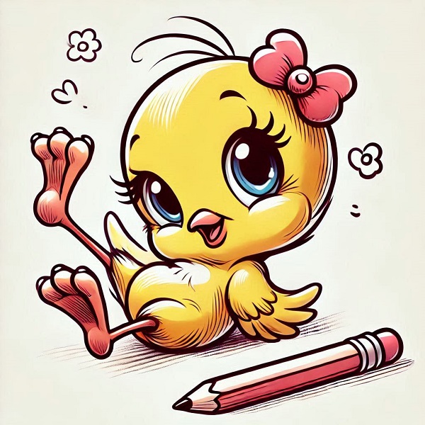 Baby Tweety Bird Drawing 16