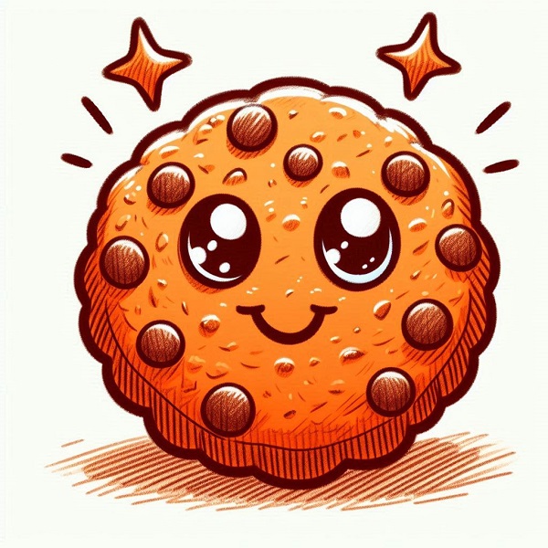 Cartoon Cookie Drawing