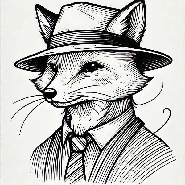 Fox with Hat