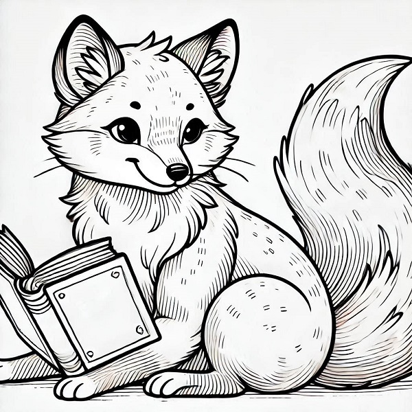 Fox with a Book