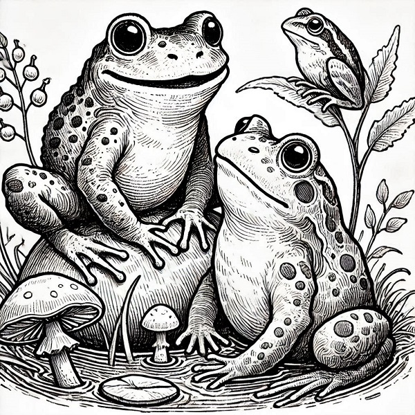 Frog and Toad Drawing 11