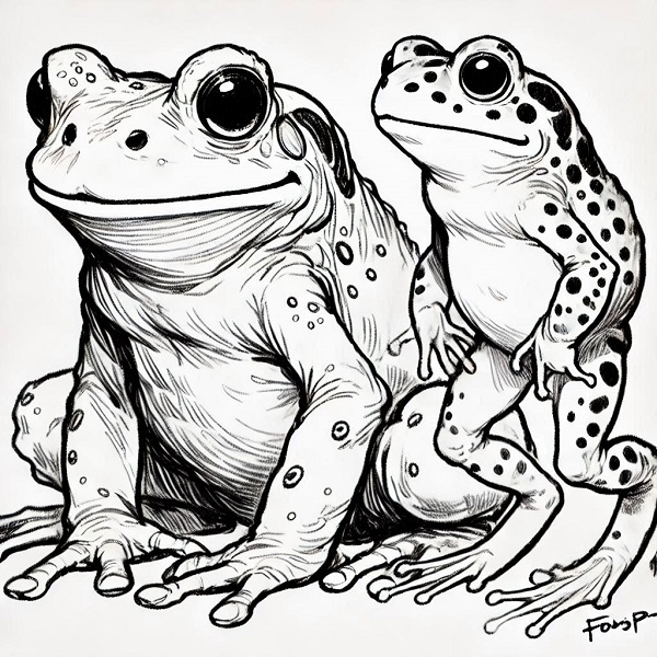 Frog and Toad Drawing 12