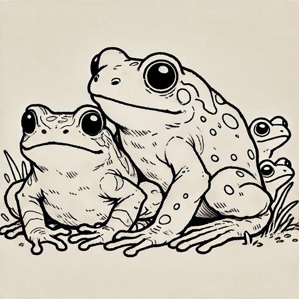 Frog and Toad Drawing 17