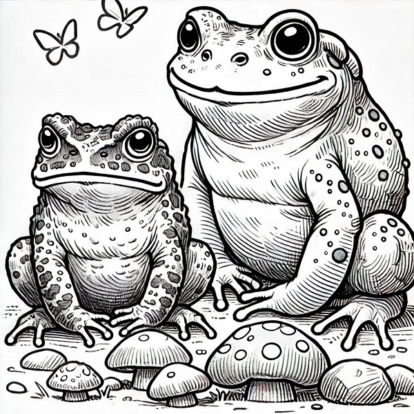 Frog and Toad Drawing 19