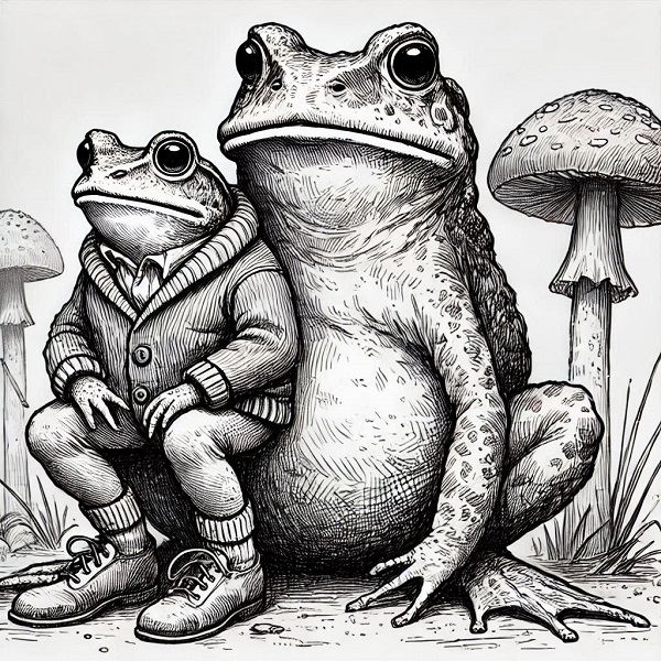 Frog and Toad Drawing 6