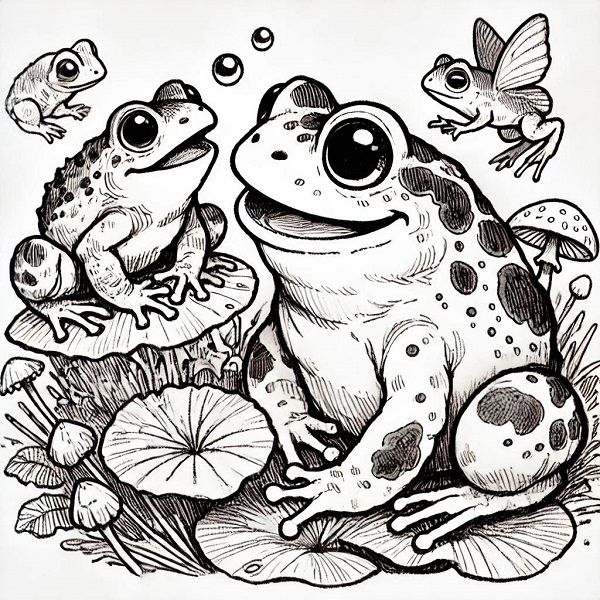 Frog and Toad Drawing 7