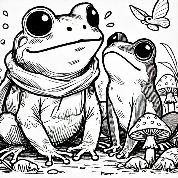 Frog and Toad Drawing 9