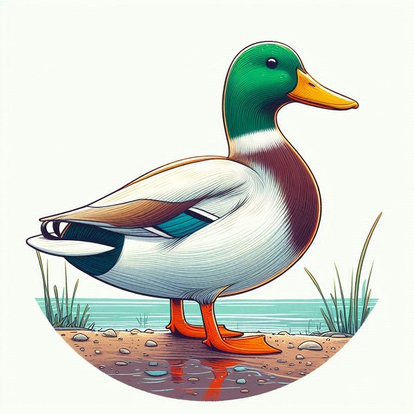 Mallard Duck Drawing