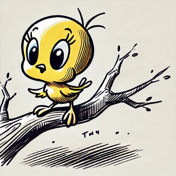 Tweety Bird Drawing 11