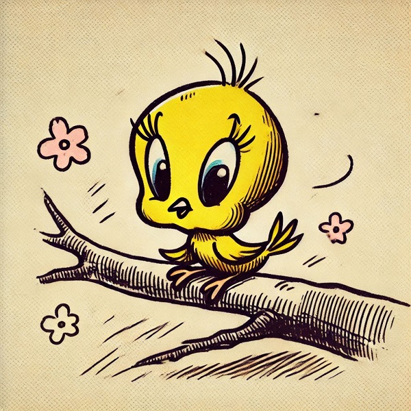 Tweety Bird Drawing 12