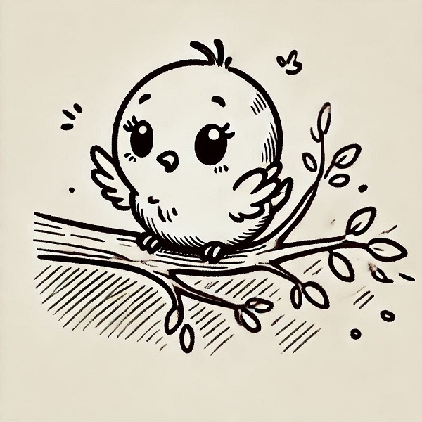 Tweety Bird Drawing 6