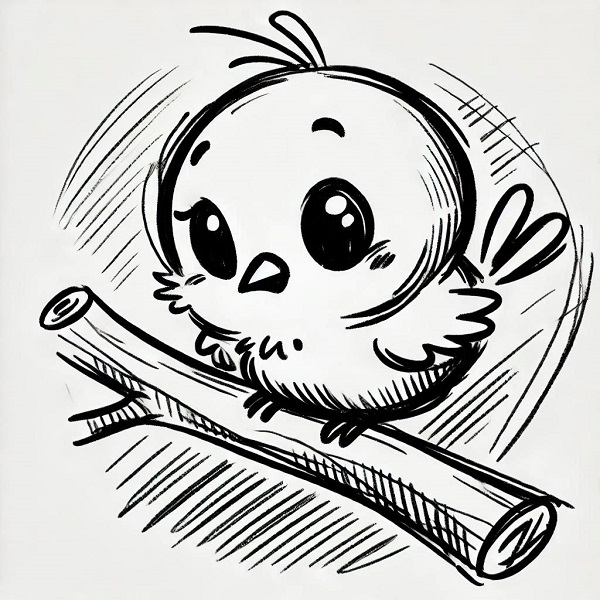 Tweety Bird Drawing 8