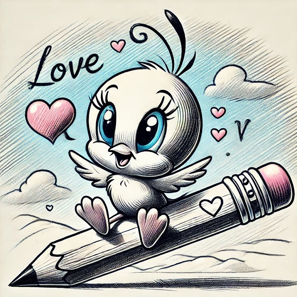 Tweety Bird Drawing Love 7