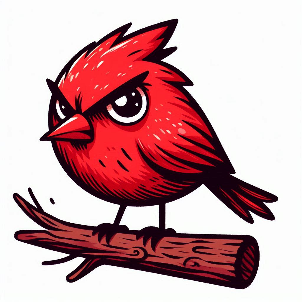 angry bird drawing 3