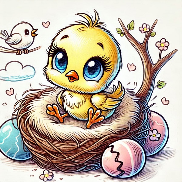 baby tweety bird drawing 3