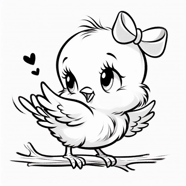 baby tweety bird drawing 4