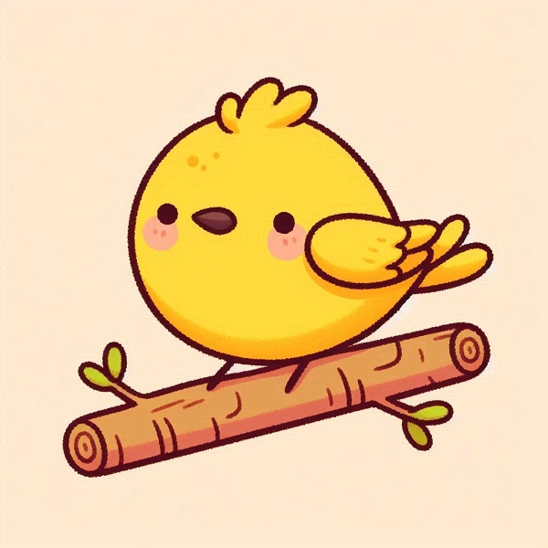 cute bird drawing 3