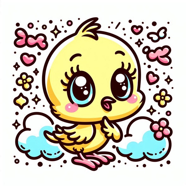 cute tweety bird drawing 3