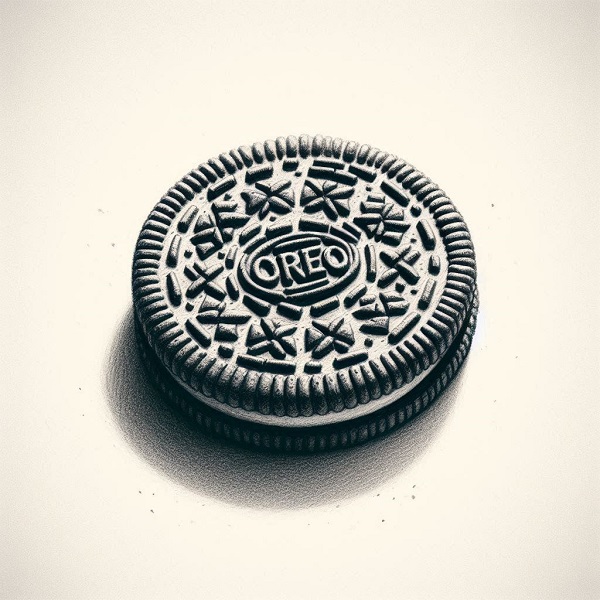 oreo cookie drawing